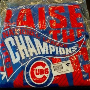 2 Majestic 2016 Chicago Cubs Champions T-shirts